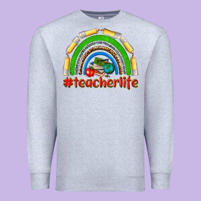 Teacher Life Premium Sweatshirt Designed By Nancycooperartshop
