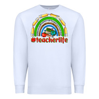 White teacher life Premium Sweatshirt - NancyCooperArtShop