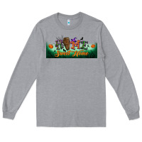 Heather Grey home sweet home libbey glass Long Sleeve Tee - BundleAndBundleShop