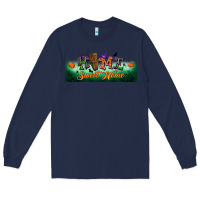 Navy home sweet home libbey glass Long Sleeve Tee - BundleAndBundleShop