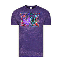 Cloud Purple let all that you do be done in love Vintage Tee - RacoonDesign