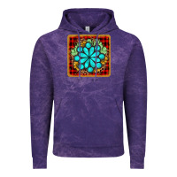 Cloud Purple gemstone cactus christmas coaster Vintage Hoodie - JahusDesignShop