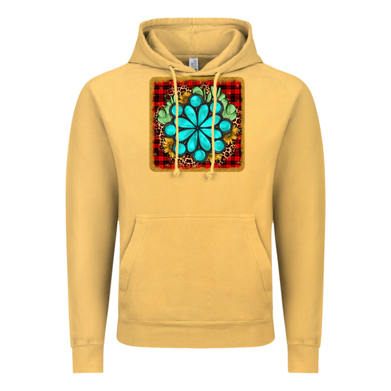 Gemstone Cactus Christmas Coaster Vintage Hoodie by JahusDesignShop | Teevron