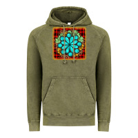 Vintage Olive gemstone cactus christmas coaster Vintage Hoodie - JahusDesignShop