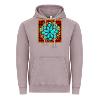 Vintage Zinc gemstone cactus christmas coaster Vintage Hoodie - JahusDesignShop
