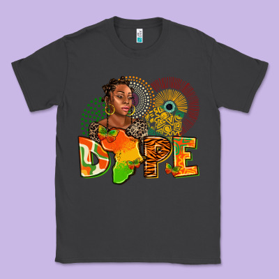 Dope Juneteenth Classic Tee Designed By Adodesignshop