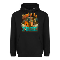 Black land of the free Heavyweight Hoodie - NancyCooperArtShop
