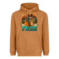 Meerkat land of the free Heavyweight Hoodie - NancyCooperArtShop