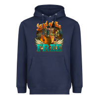 Navy land of the free Heavyweight Hoodie - NancyCooperArtShop
