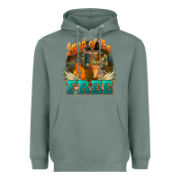 Sage land of the free Heavyweight Hoodie - NancyCooperArtShop