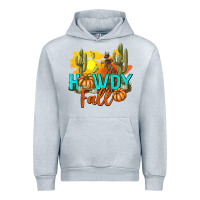 Heather Grey Howdy Fall Urban Hoodie - texasbilliewilder