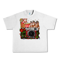 Lunar Rock Christmas Santa Vintage Camera Urban Heavy Tee - FaDigitalArtStudio