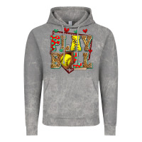 Cloud Rock play ball softball Vintage Hoodie - Zillion Design Studio