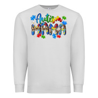 Dove Grey autism mama Premium Sweatshirt - MaliasSmallBusiness