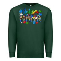 Sports Green autism mama Premium Sweatshirt - MaliasSmallBusiness