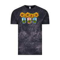 Cloud Black american sunflower mason jar Vintage Tee - HRA Design Shop