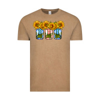 Vintage Coffee american sunflower mason jar Vintage Tee - HRA Design Shop