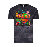 Cloud Black nacho average assistant Vintage Tee - AdoDesignShop