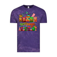 Cloud Purple nacho average assistant Vintage Tee - AdoDesignShop