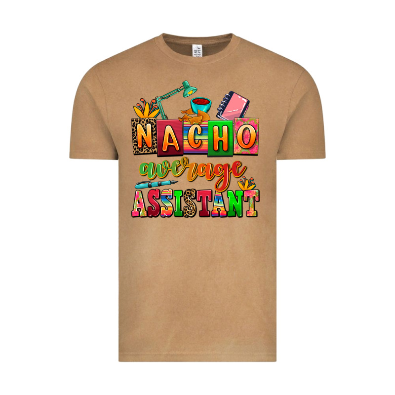 Nacho Average Assistant Vintage Tee by AdoDesignShop | Teevron