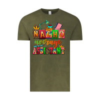 Vintage Olive nacho average assistant Vintage Tee - AdoDesignShop