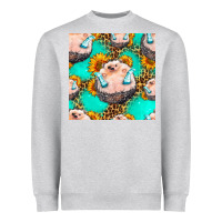 Heather Grey hedgehog western seamless pattern Heavyweight Sweatshirt - HRA Design Shop