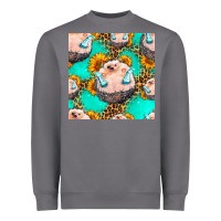 Storm hedgehog western seamless pattern Heavyweight Sweatshirt - HRA Design Shop