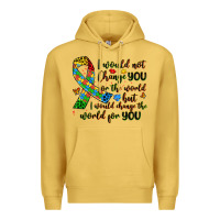 Antique Gold autism awareness Premium Hoodie - Artiststas