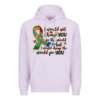 Lilac autism awareness Premium Hoodie - Artiststas