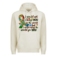 Oatmeal Heather autism awareness Premium Hoodie - Artiststas