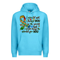 Ocean Blue autism awareness Premium Hoodie - Artiststas