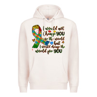 Pale Pink autism awareness Premium Hoodie - Artiststas