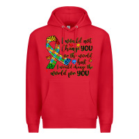 Red autism awareness Premium Hoodie - Artiststas