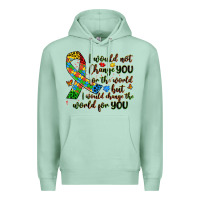 Seafoam autism awareness Premium Hoodie - Artiststas
