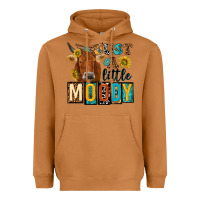 Meerkat just a little moody with cow Heavyweight Hoodie - NancyCooperArtShop