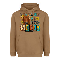 Toasted Coconut just a little moody with cow Heavyweight Hoodie - NancyCooperArtShop