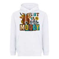 Just A Little Moody With Cow Heavyweight Hoodie | Teevron
