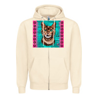 Sandshell Western Bengal Cat Zipper Hoodie - LillyAllenDesigns