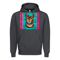 Smoke Western Bengal Cat Zipper Hoodie - LillyAllenDesigns