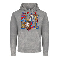 Cloud Rock play ball baseball Vintage Hoodie - Zillion Design Studio