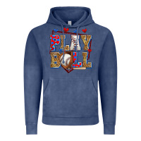 Vintage Denim play ball baseball Vintage Hoodie - Zillion Design Studio