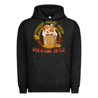 Pigment Black Mommy Needs Some Pumpkin Spice Urban Hoodie - texasbilliewilder