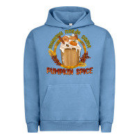 Pigment Pebble Blue Mommy Needs Some Pumpkin Spice Urban Hoodie - texasbilliewilder