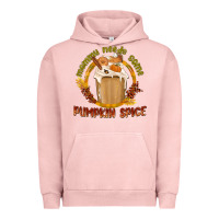 Pigment Salmon Mommy Needs Some Pumpkin Spice Urban Hoodie - texasbilliewilder