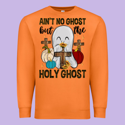 Ain T No Ghost But The Holy Ghost Premium Sweatshirt Designed By Maliassmallbusiness