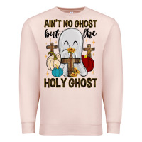 Pale Pink ain t no ghost but the holy ghost Premium Sweatshirt - MaliasSmallBusiness
