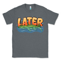 Charcoal Heather Later Classic Tee - CowhideDigitalArt