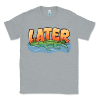 Heather Grey Later Classic Tee - CowhideDigitalArt