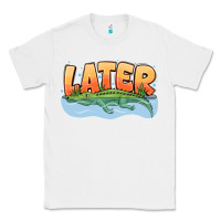 White Later Classic Tee - CowhideDigitalArt