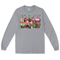 Heather Grey mexican coffee cups cafecito Long Sleeve Tee - Jasminsmagicworld